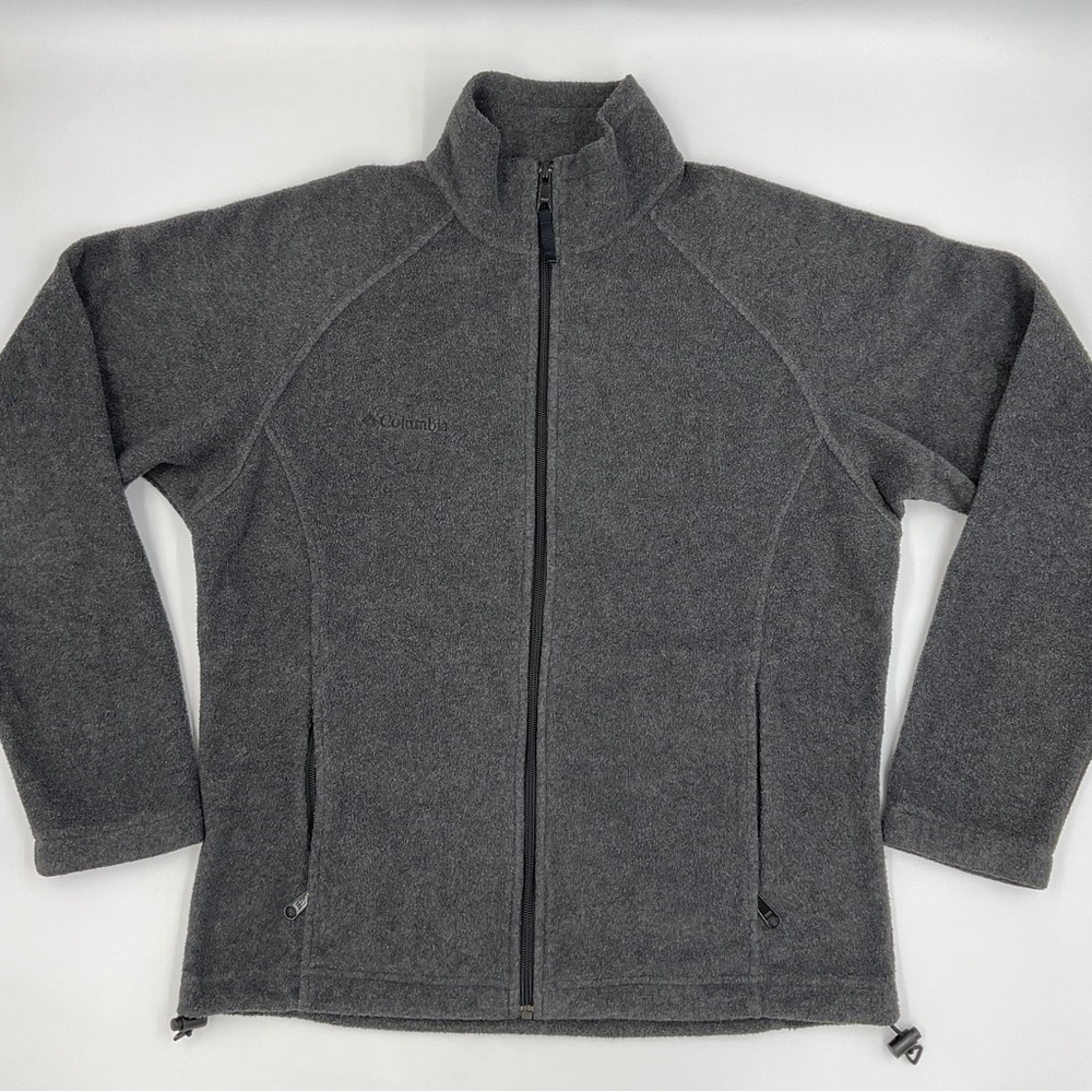 Columbia Benton Springs VGUC Full Zip Fleece Jacket Lightweight Maybe Vintage M